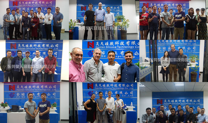 硅膠套_硅膠相框客戶合影